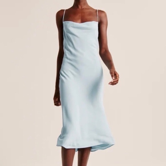 Abercrombie & Fitch Dresses & Skirts - NWT Abercrombie and Fitch Cowlneck Slip Midi Dress